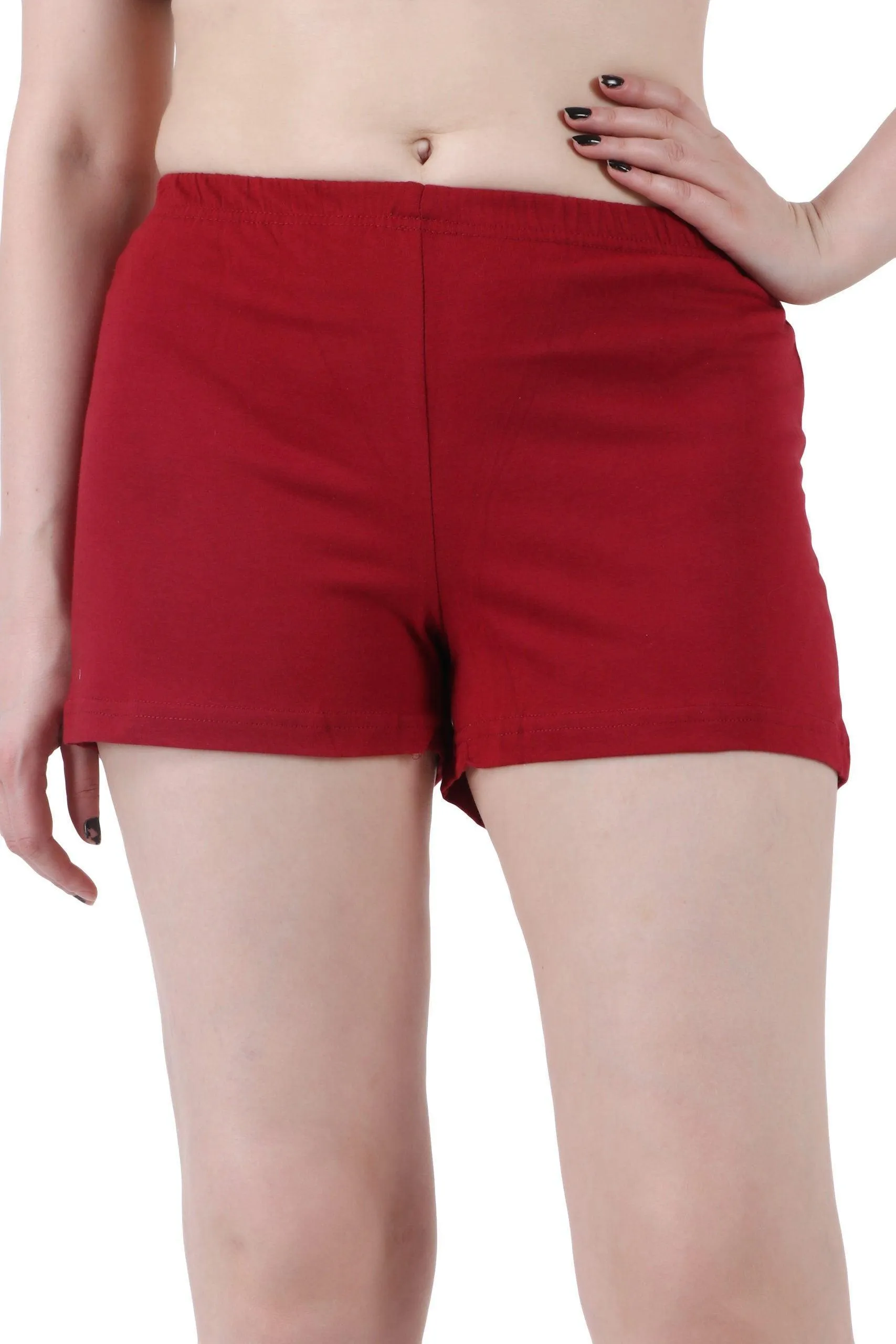 Solid Stretchable Shorts