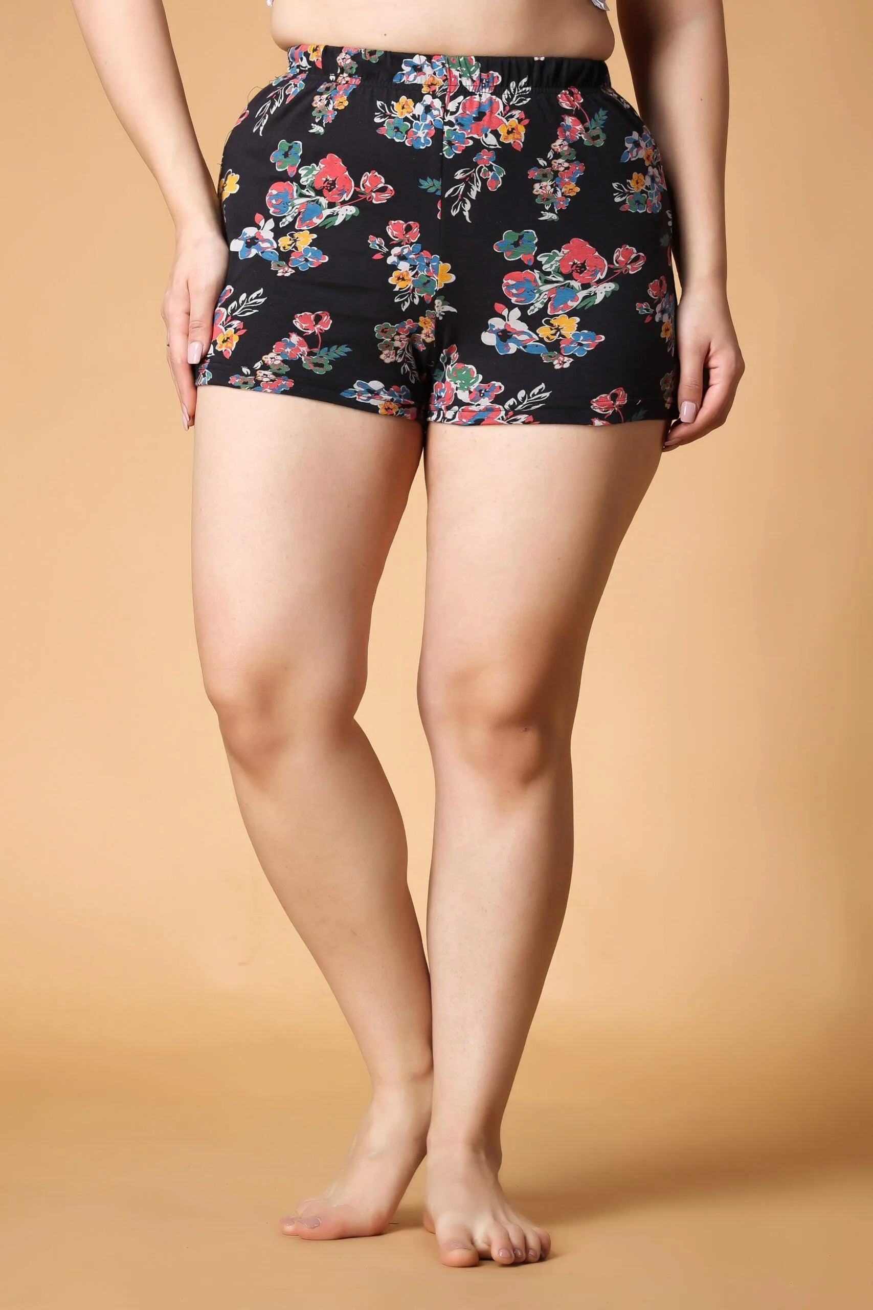 Solid Stretchable Shorts