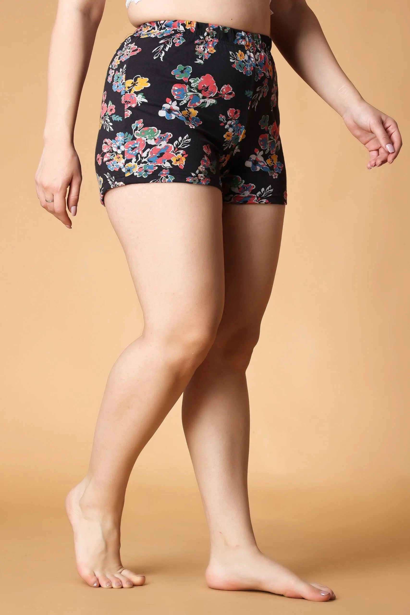 Solid Stretchable Shorts