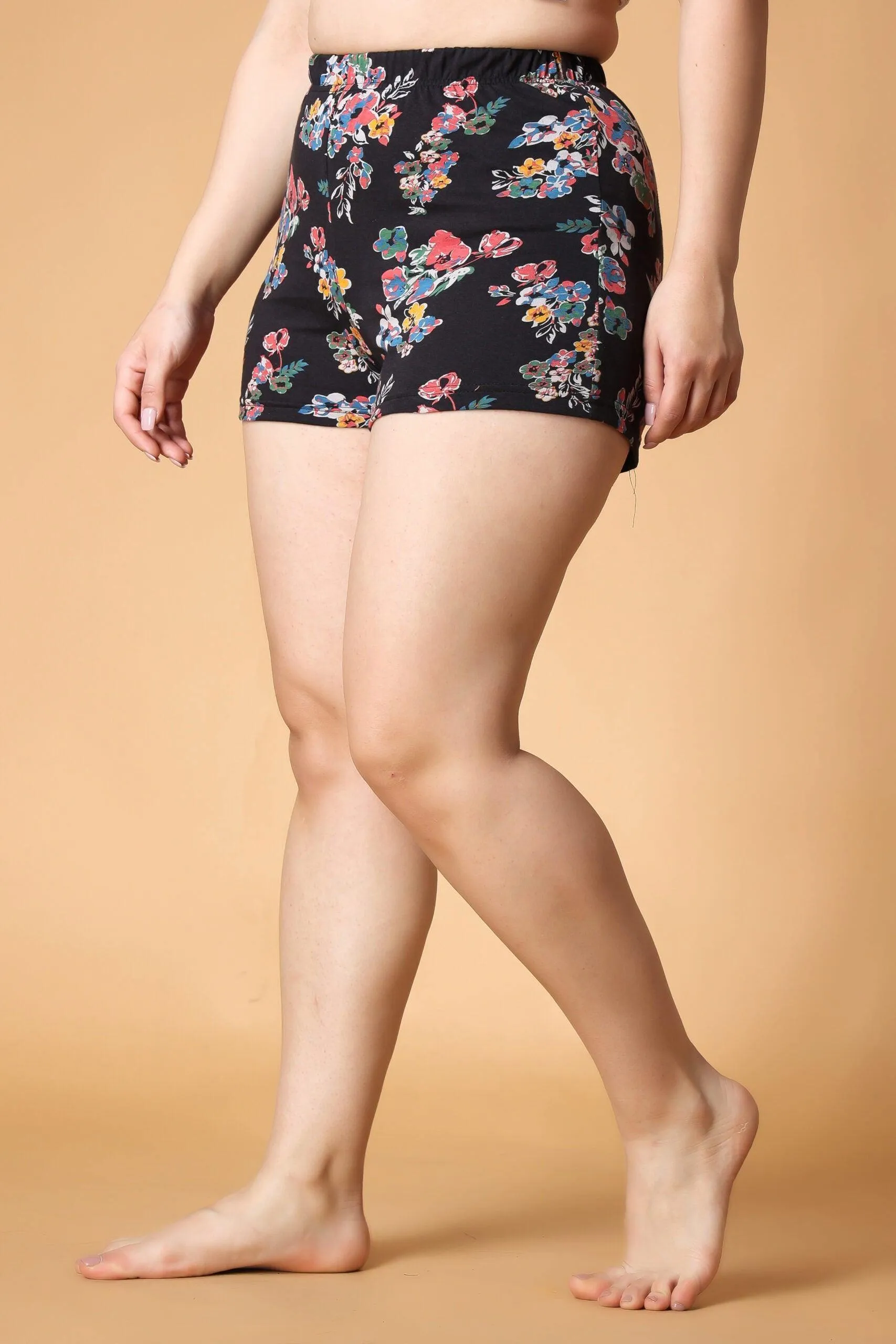 Solid Stretchable Shorts