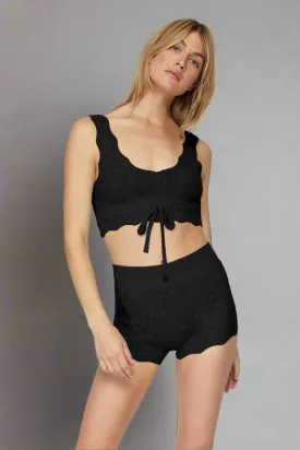 Spiritual Gangster Hudson Pointelle Sweater Tank Top