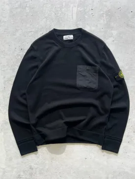 SS/21 Stone Island Nylon Pocket Crewneck Jumper (S)