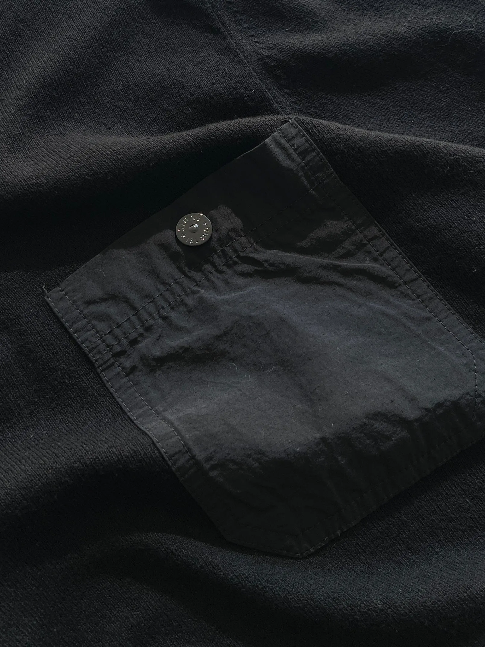 SS/21 Stone Island Nylon Pocket Crewneck Jumper (S)