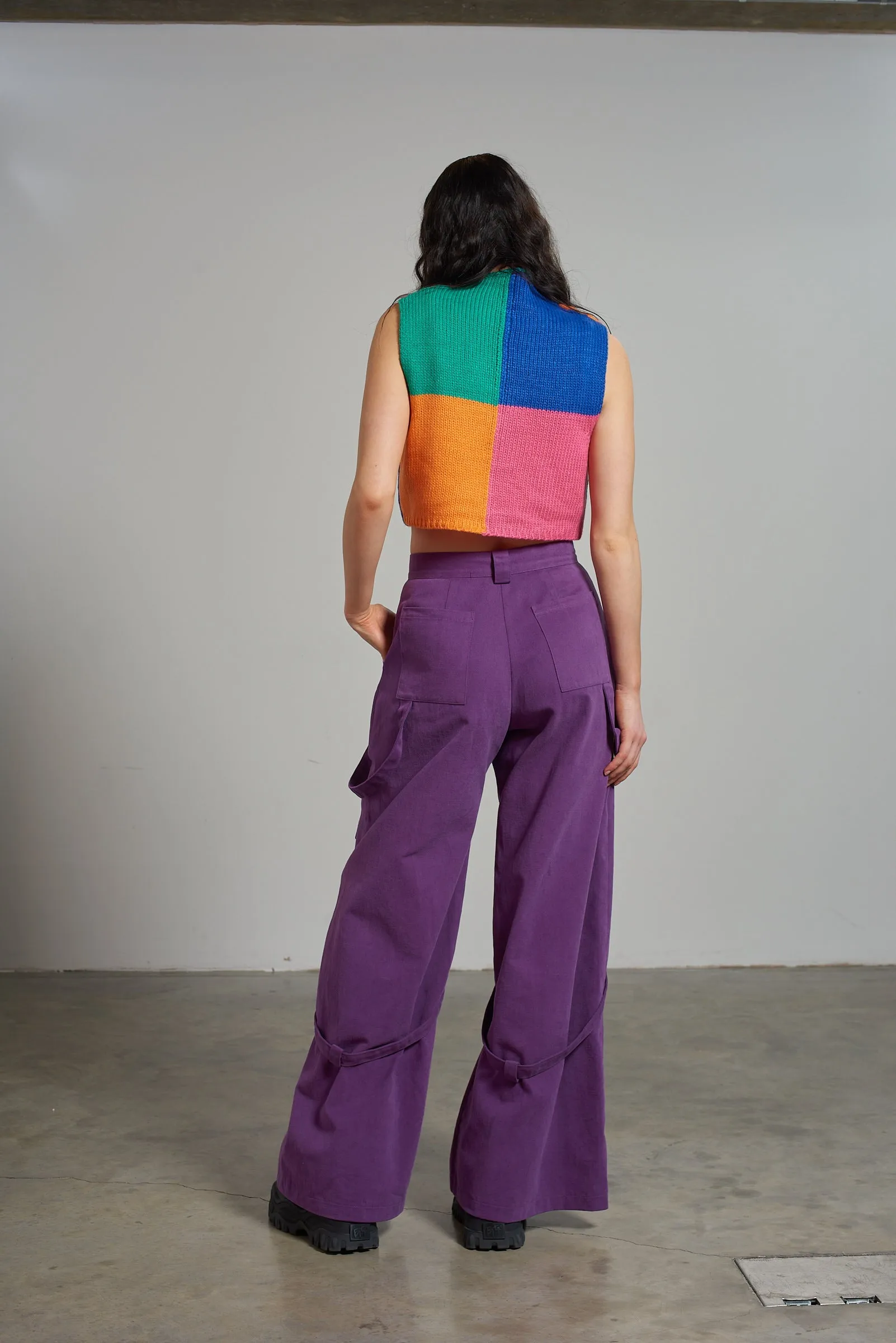 The Ragged Priest Destroy Knit Sleeveless Jumper