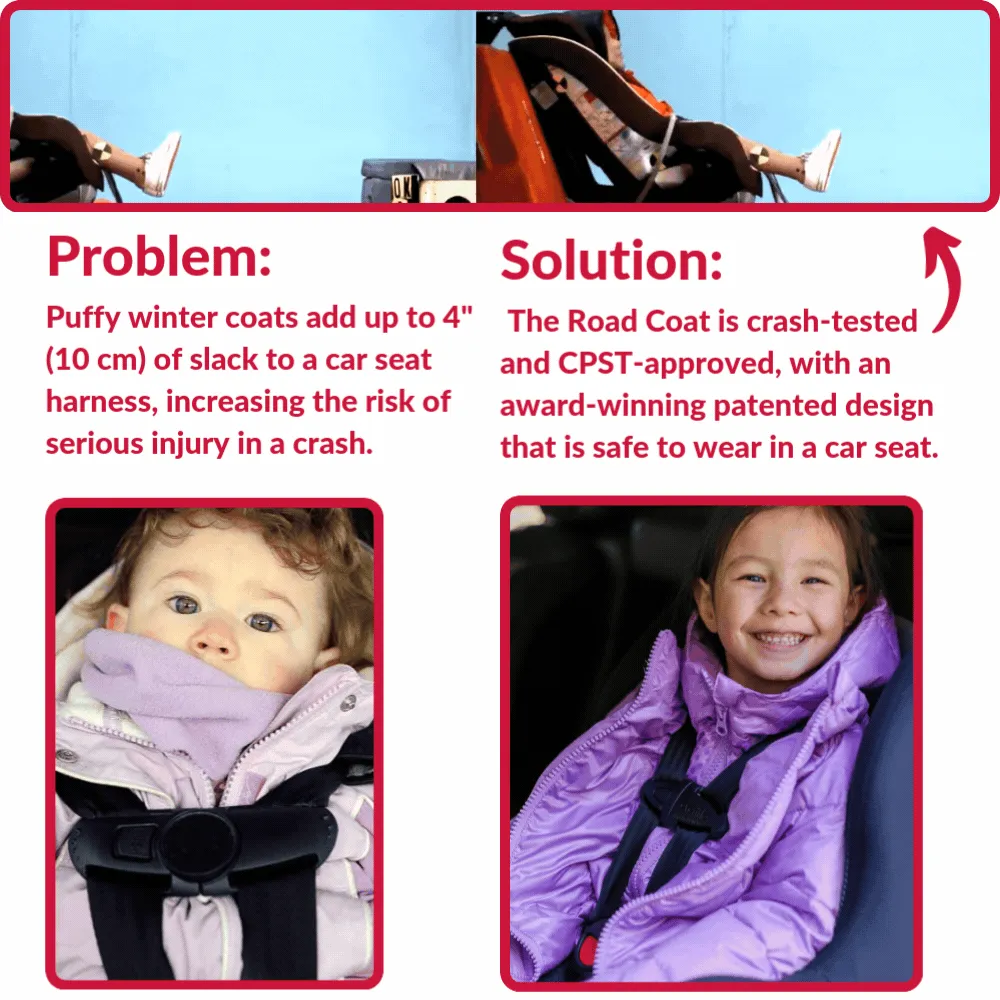 The Road Coat Arctic - Fuchsia