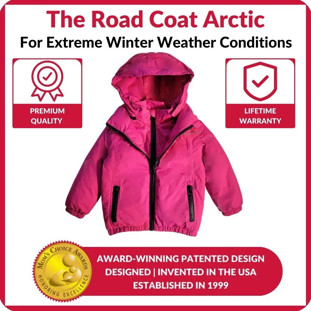 The Road Coat Arctic - Fuchsia