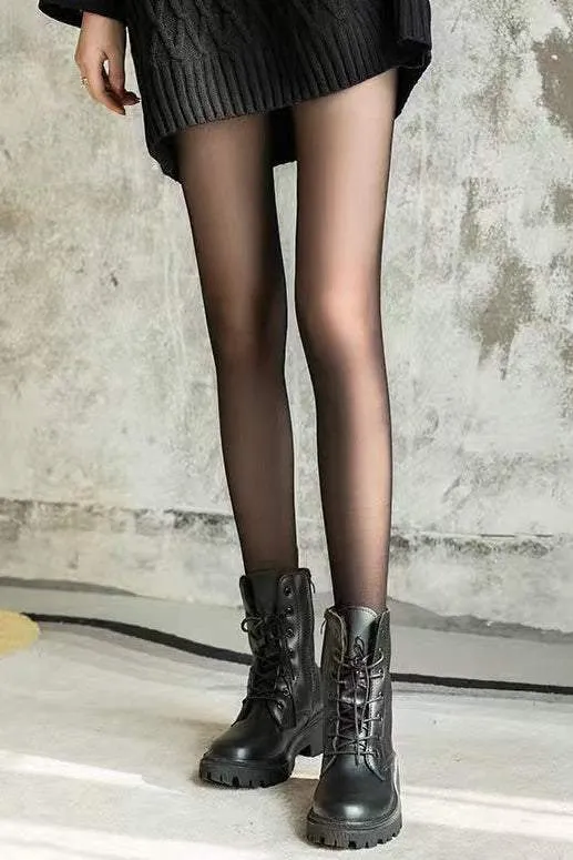 Thick and warm pantyhose, high-waisted leggings