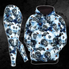 TieDye Mandala Skull Combo Hoodie and Leggings