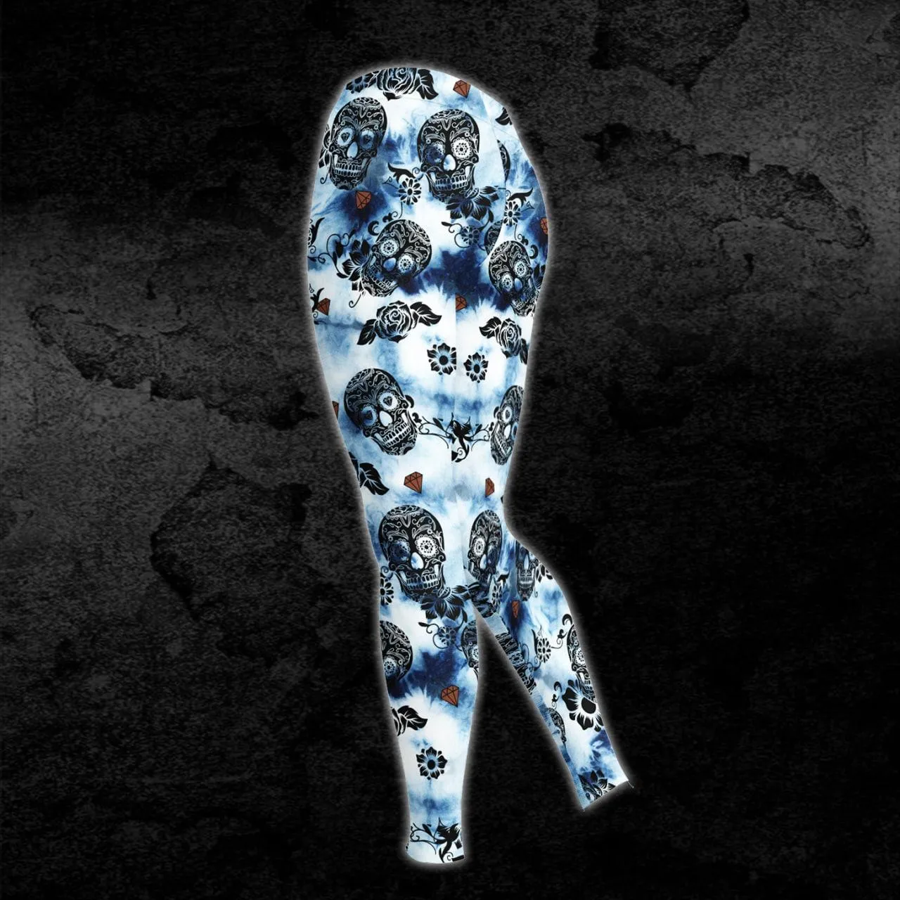 TieDye Mandala Skull Combo Hoodie and Leggings