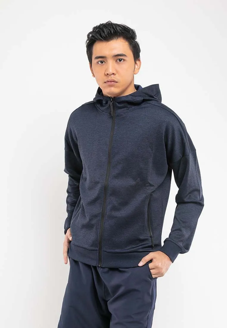 Two Tone Stretchable Hoodie Jacket - 30372