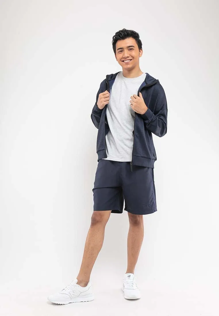 Two Tone Stretchable Hoodie Jacket - 30372