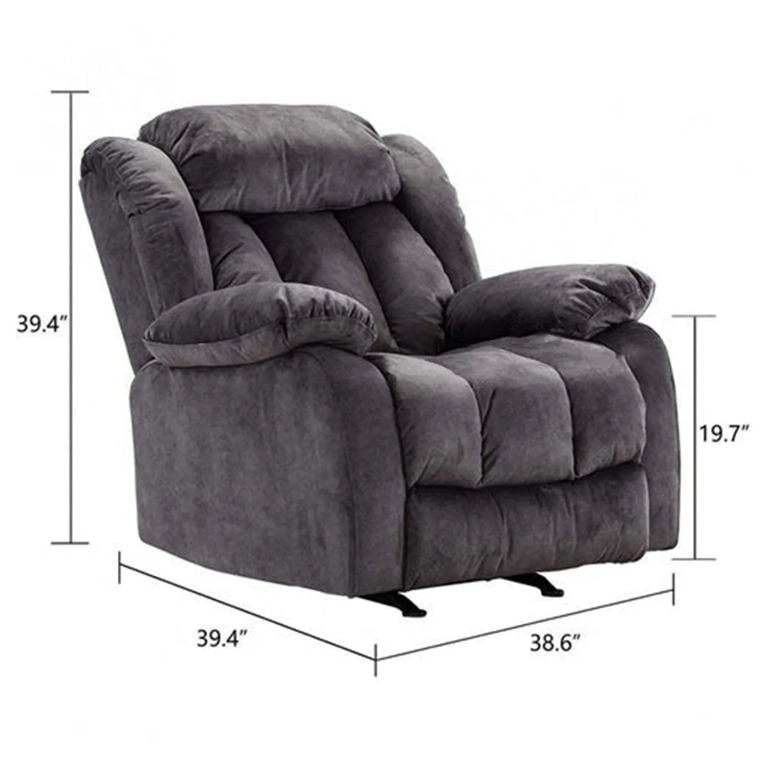 Urbino Premium Fabric Manual Recliner | Premium Fabric Manual Recliner