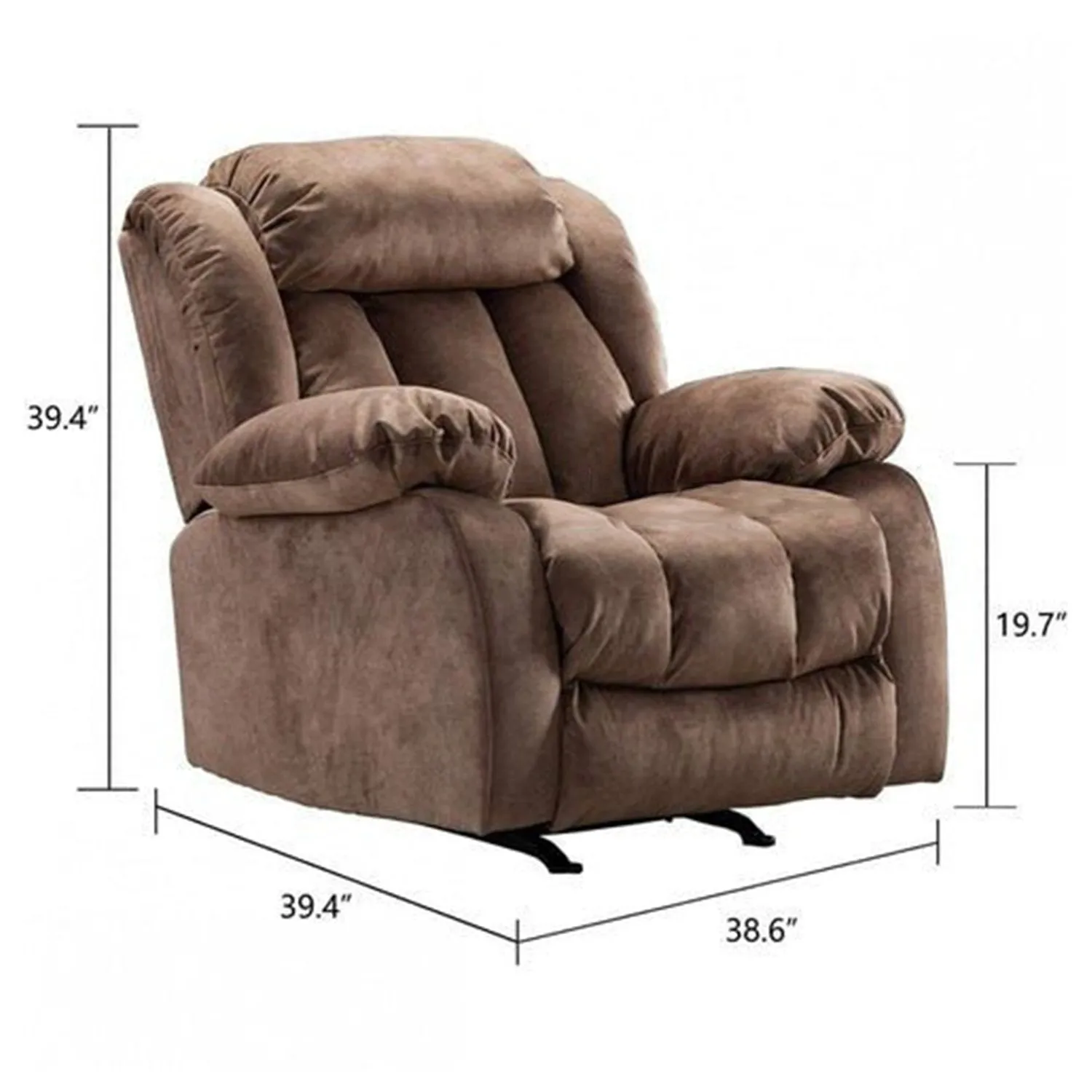 Urbino Premium Fabric Manual Recliner | Premium Fabric Manual Recliner