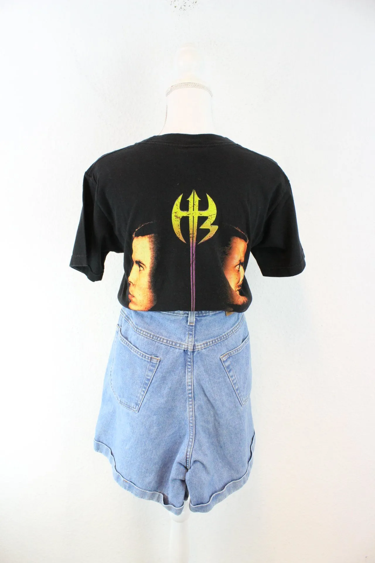 Vintage Black World Wrestling T-Shirt (S)