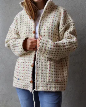 Vintage knit confetti cardigan - L/XL