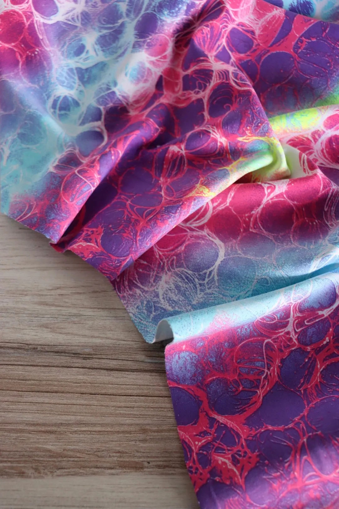 Violet Bubblescope Premium Athletic Nylon/Spandex