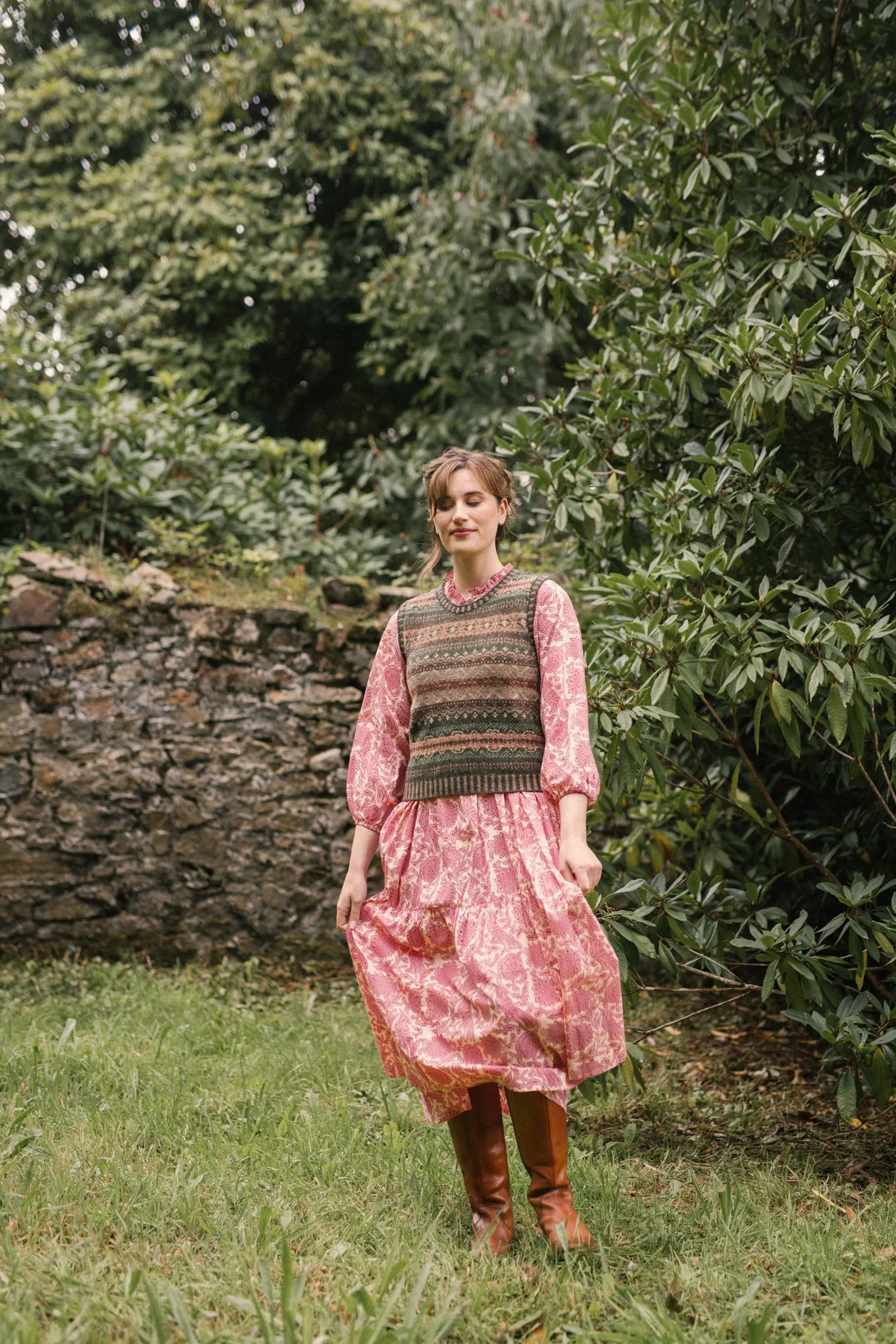 Westray Vest in Spangle