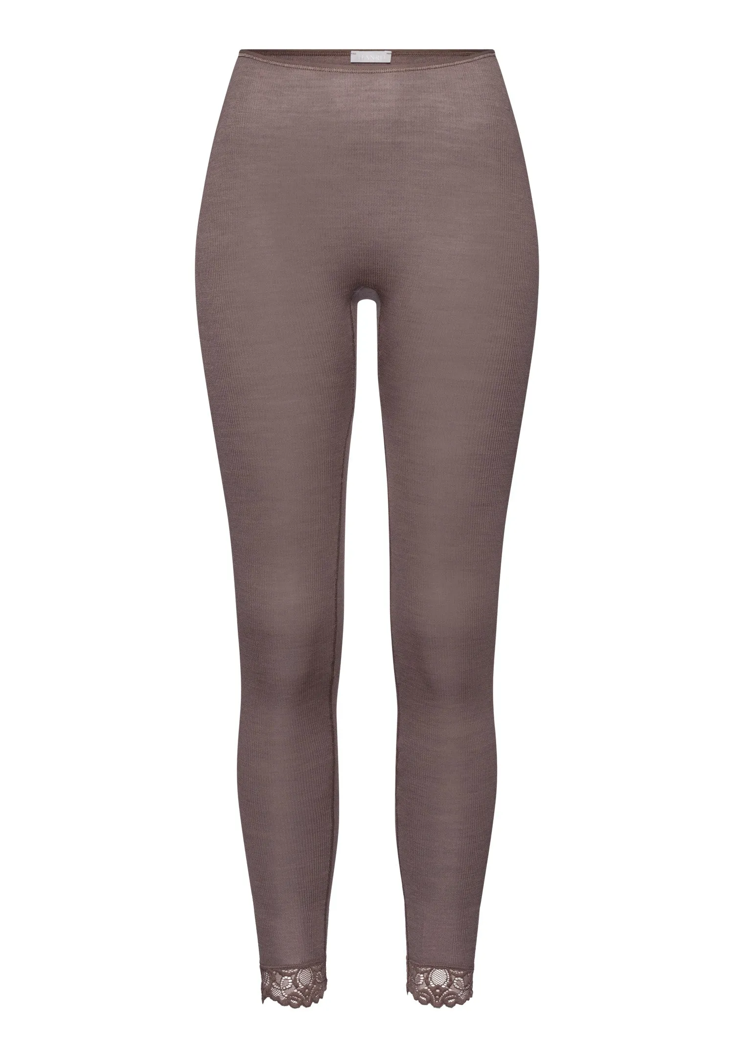 Woolen Lace Wool and Silk Lace Trim Leggings | Stonewash 70910-2756