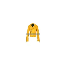 Yellow Leather Jacket