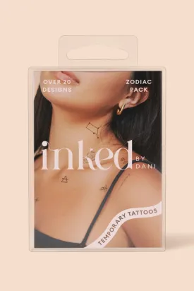 Zodiac Collection: Air Signs Temporary Tattoo Pack