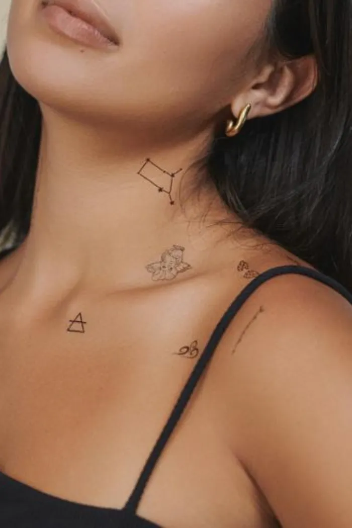 Zodiac Collection: Air Signs Temporary Tattoo Pack